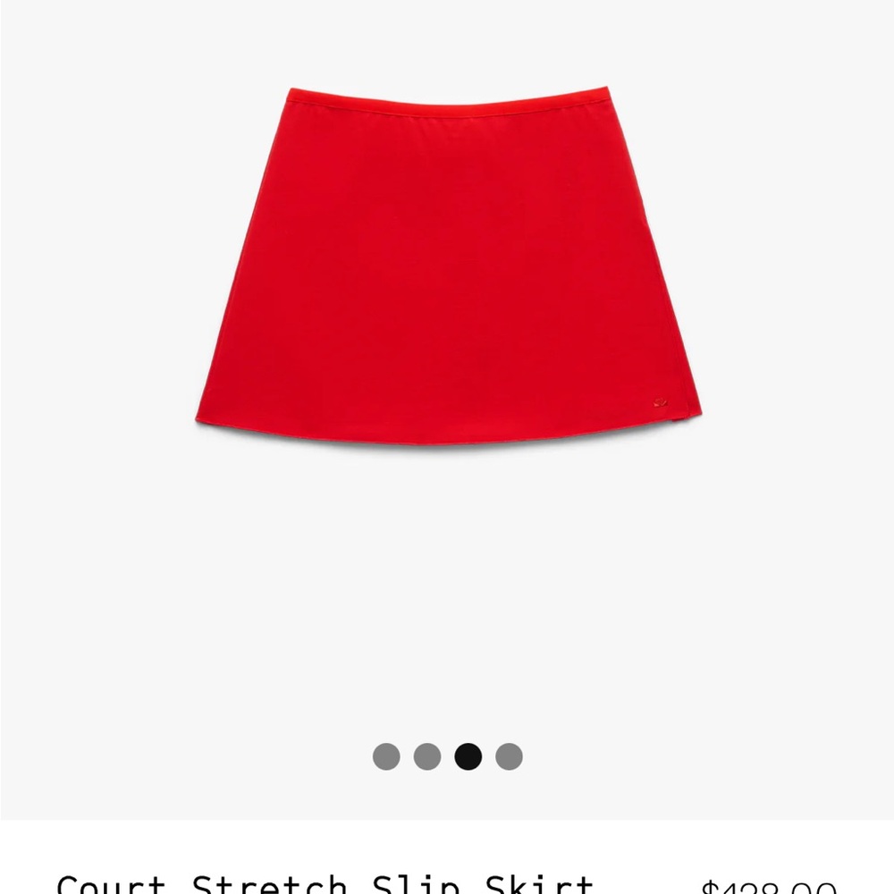 SPENCE COURT STRETCH SLIP Red Skirt